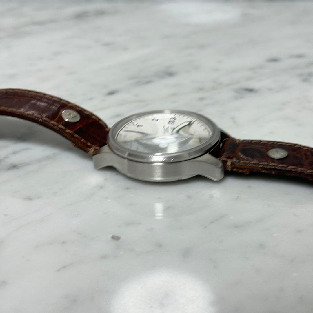 美品 IL BISONTE イルビゾンテ 腕時計 クロノグラフ アナログ レザー