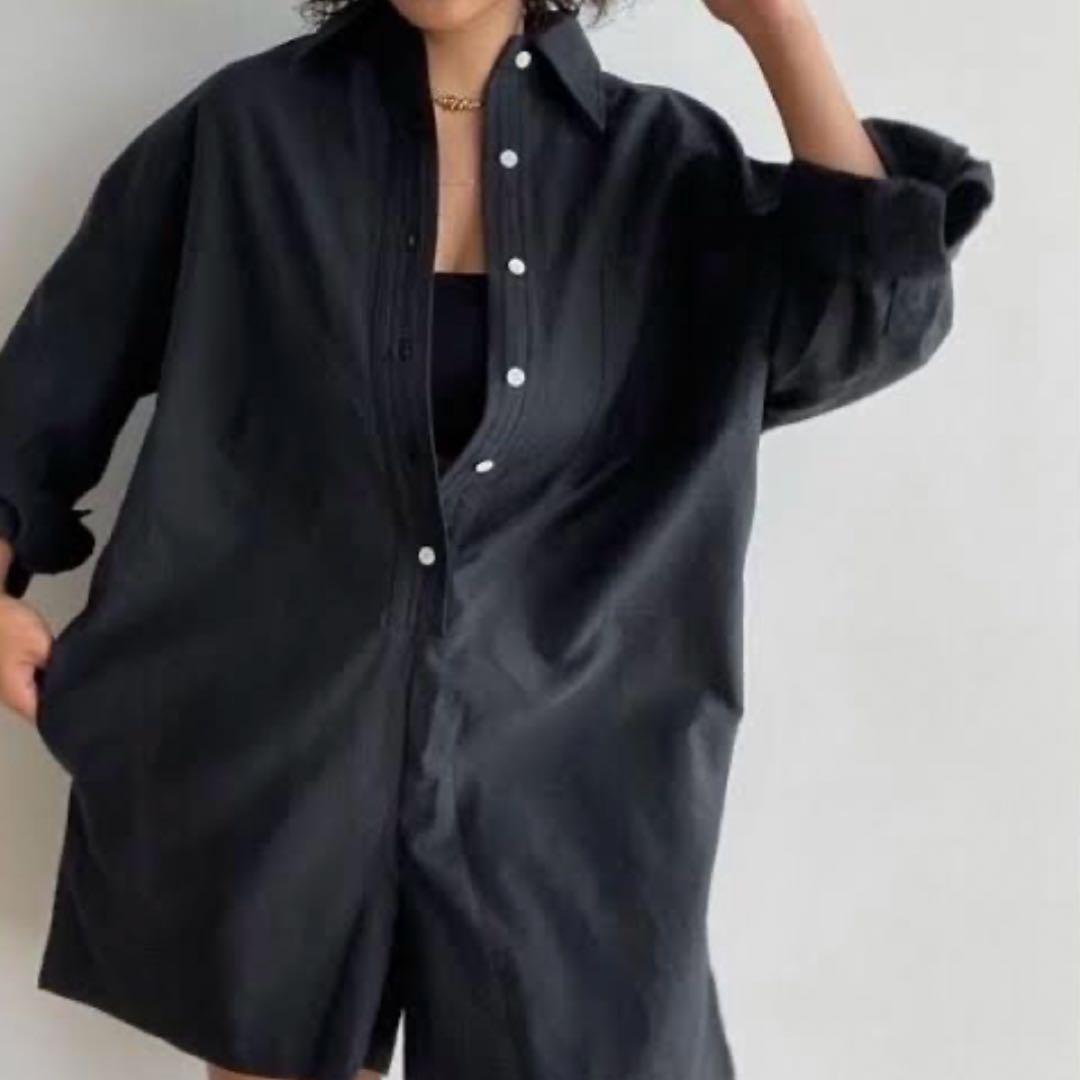 値引き可！searoomlynn シャツロンパースM【美品】