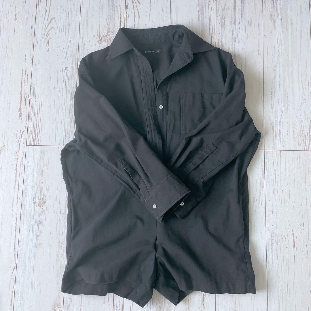 値引き可！searoomlynn シャツロンパースM【美品】