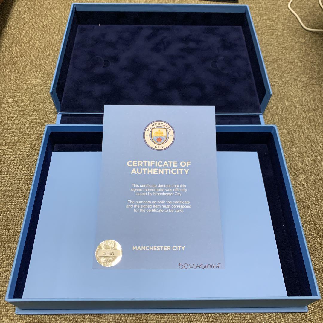 マンチェスターシティ マフレズ26 サイン入り　ユニフォーム