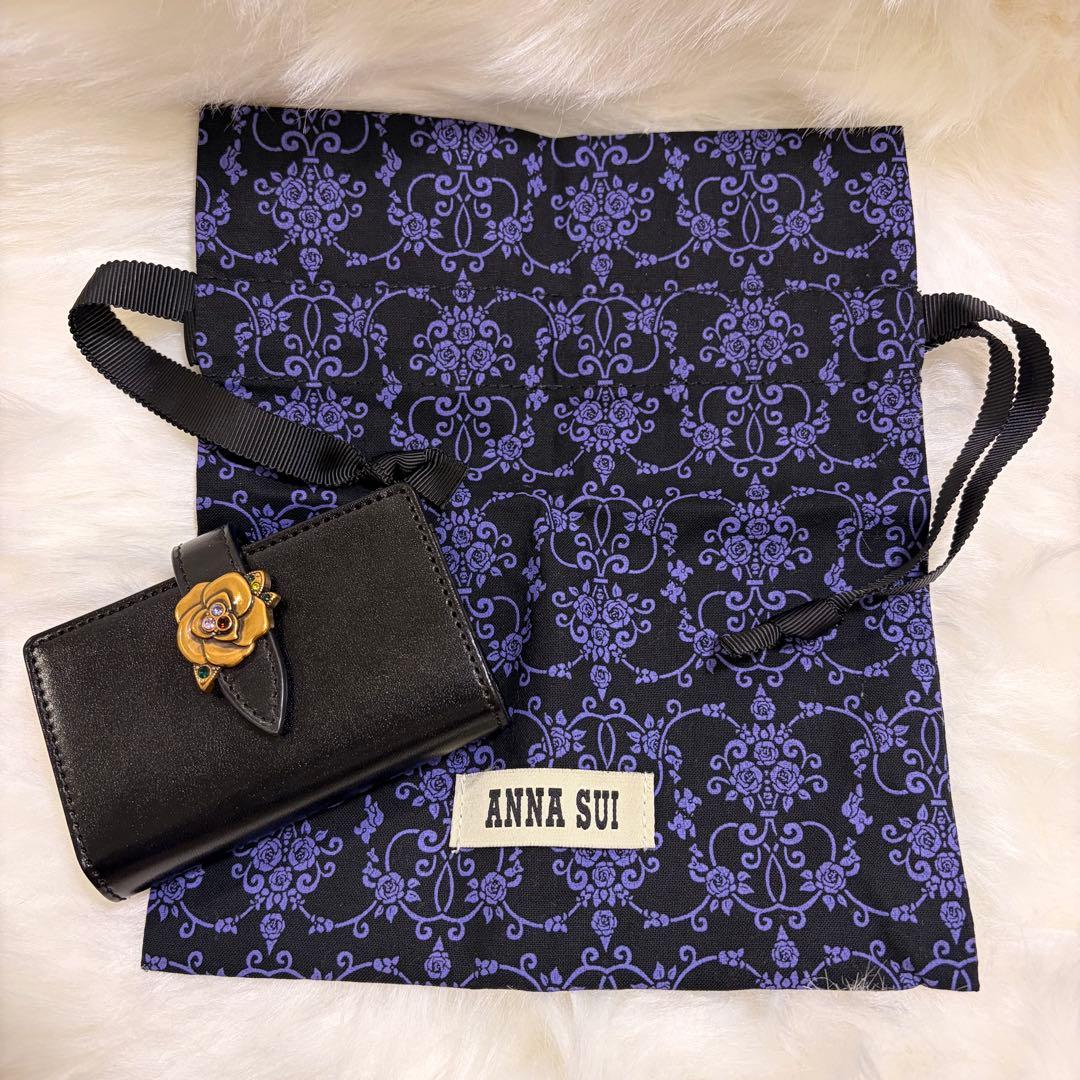 【希少】ANNA SUI（アナスイ）キーケース ブルボンシリーズ ローズ