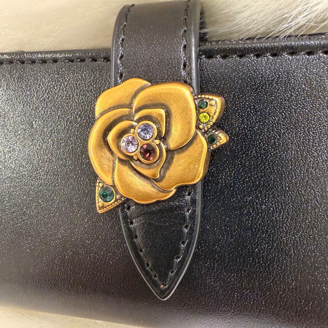 【希少】ANNA SUI（アナスイ）キーケース ブルボンシリーズ ローズ