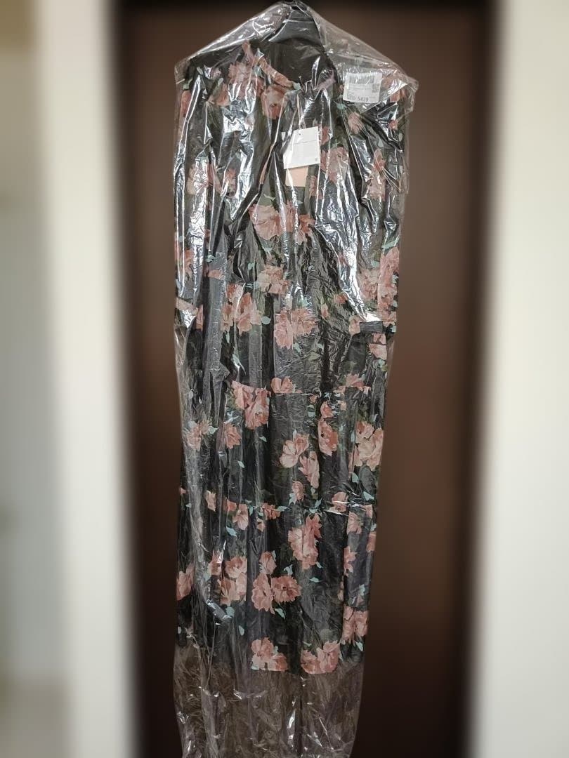 Rose Tiara　42サイズ　ボタニカル風フラワーワンピース