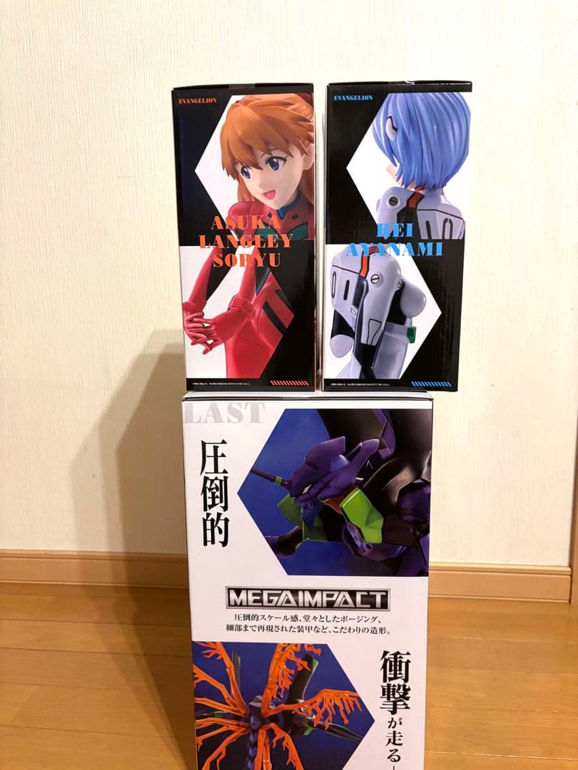 一番くじ ラストワン賞 初号機 C賞 綾波レイ D賞 アスカ 下位賞付き