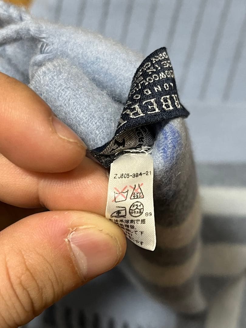 BURBERRY バーバリー ウール カシミヤ チェック柄