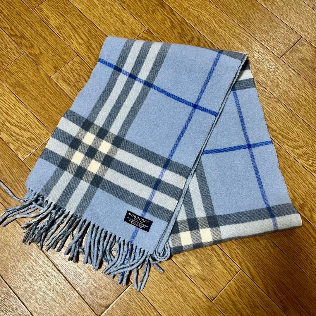 BURBERRY バーバリー ウール カシミヤ チェック柄