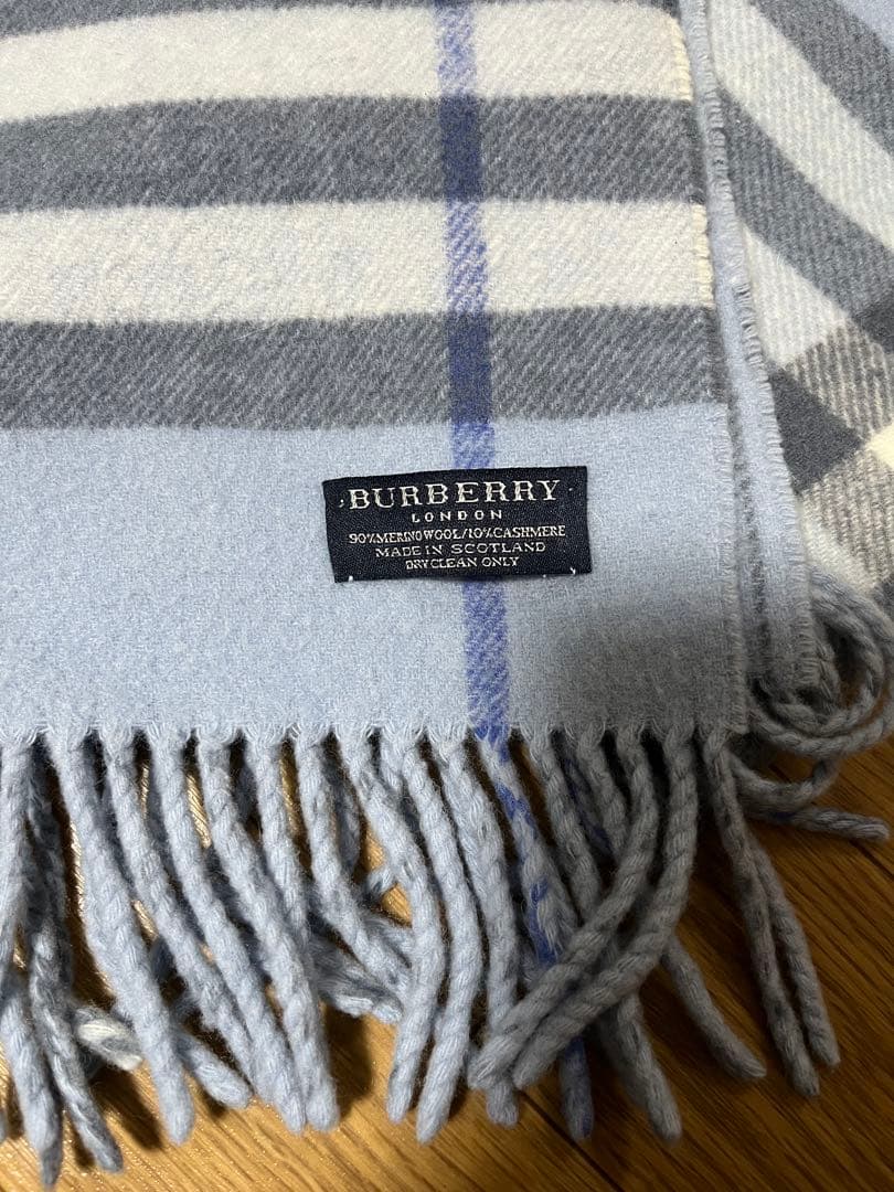BURBERRY バーバリー ウール カシミヤ チェック柄