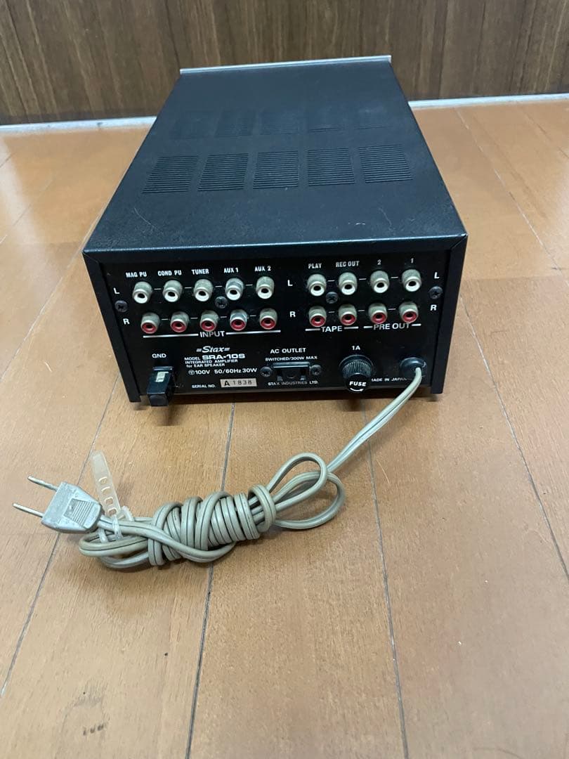 ❷STAX SRA-10S アンプ STAX SR-3 ヘッドホンセット