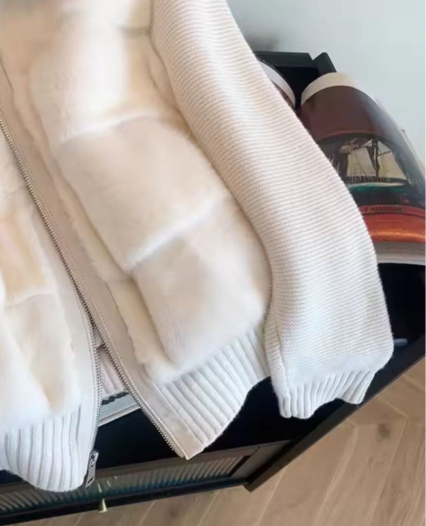 2WAYニットスリーブエコファーダウンジャンパー