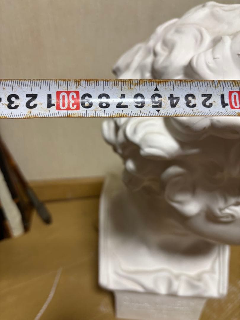 ジュリアーノ・デ・メディチ胸像（ミケランジェロ作）石膏像 美術品 インテリア