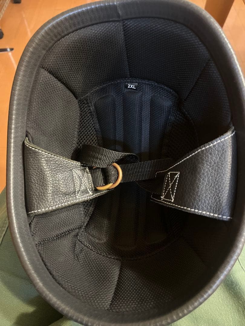 ジャックサンズ　バイザー✖️2セット エイジング加工　本革カスタム