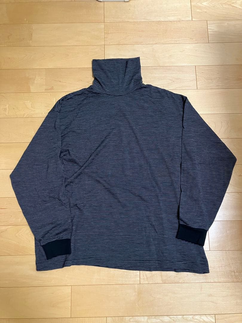トップス Graphpaper Wool Border L/S TurtleNeckTee