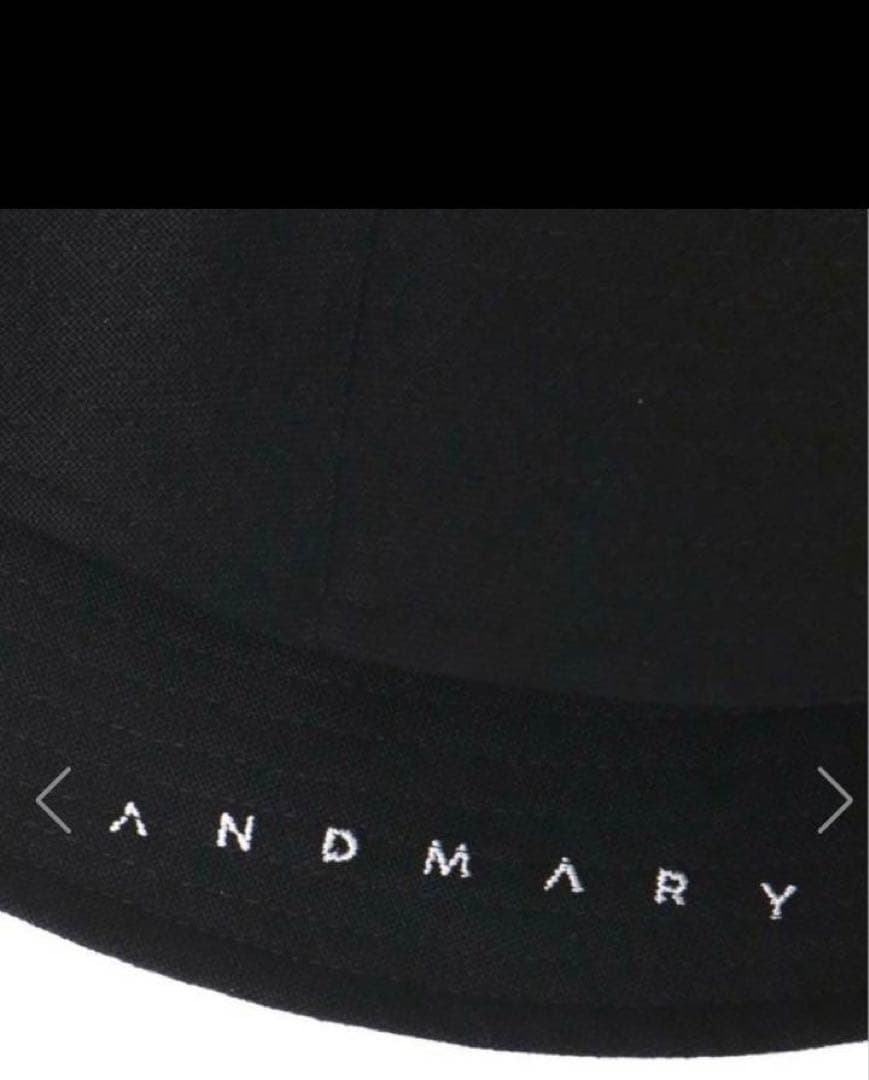 即日発送　新品タグ付 andmary brim hat ブリムハット