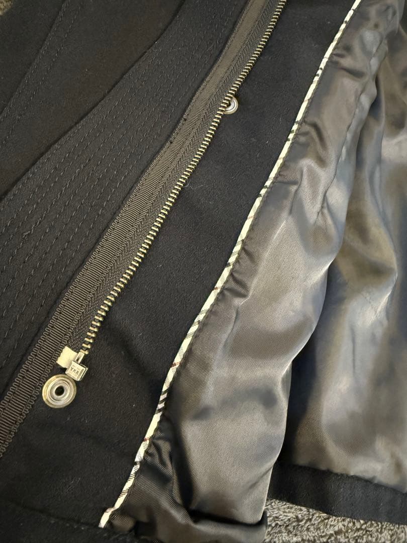 BURBERRY ウールコート 黒色 LL