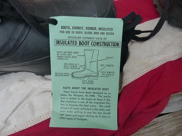 米軍実物 デッド 極寒用　ミッキーマウスブーツ 8W ミッキーブーツ　357