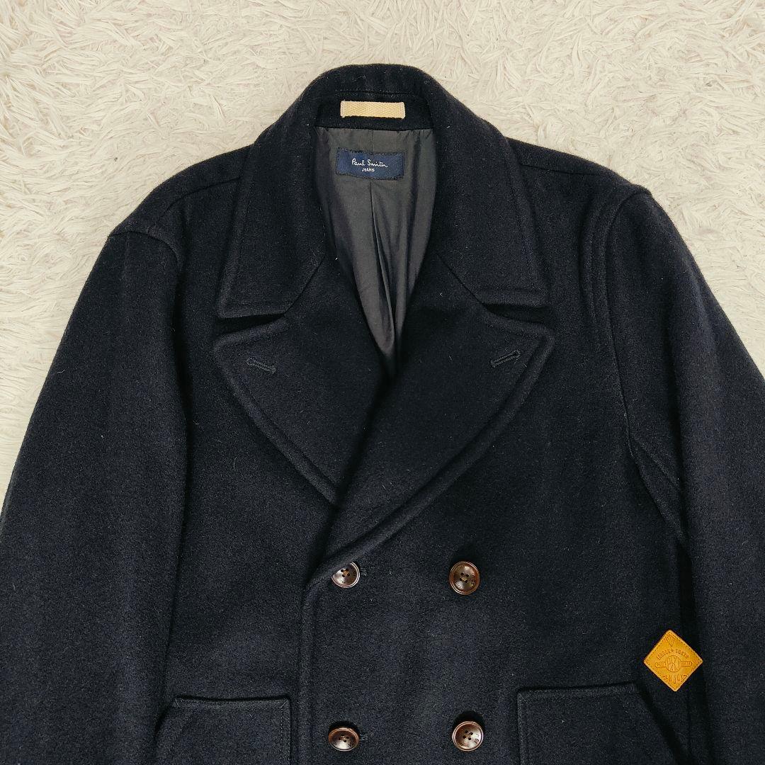 極美品 XL✨ポールスミス ピーコート ウールメルトン　紺