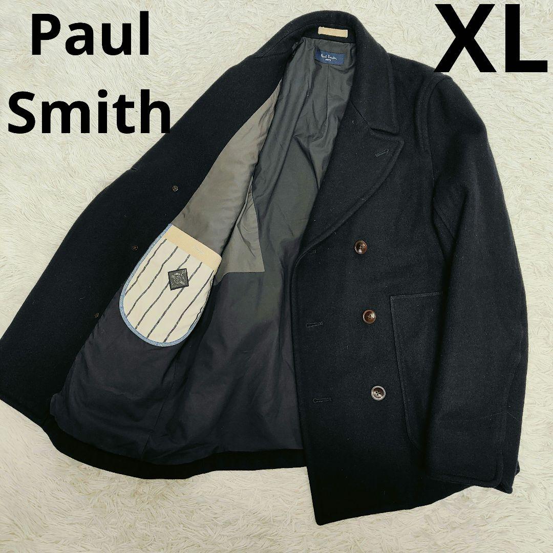 極美品 XL✨ポールスミス ピーコート ウールメルトン　紺
