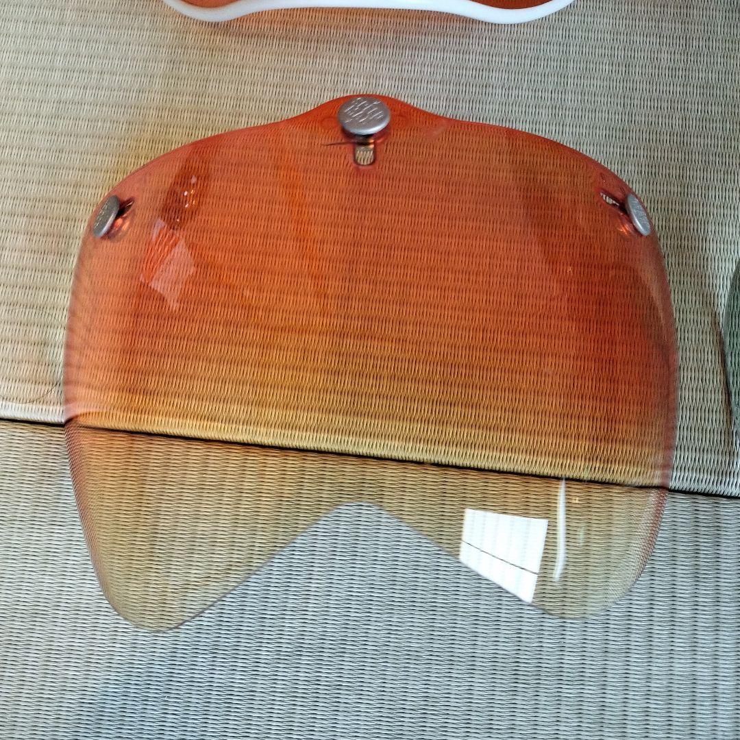 バイク ジェットヘルメット用シールド 5枚セット ＆ フリップアップ 3個セット