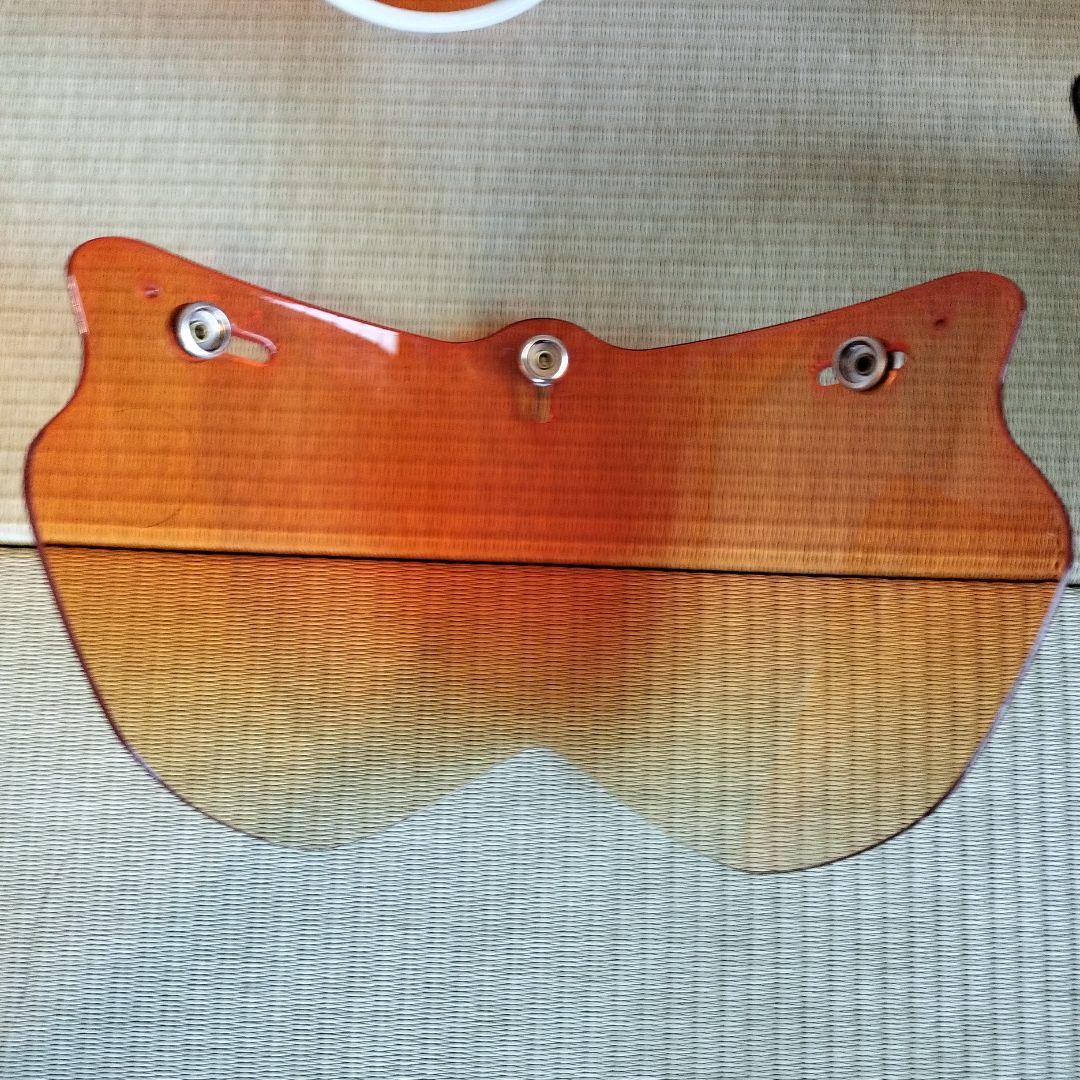 バイク ジェットヘルメット用シールド 5枚セット ＆ フリップアップ 3個セット