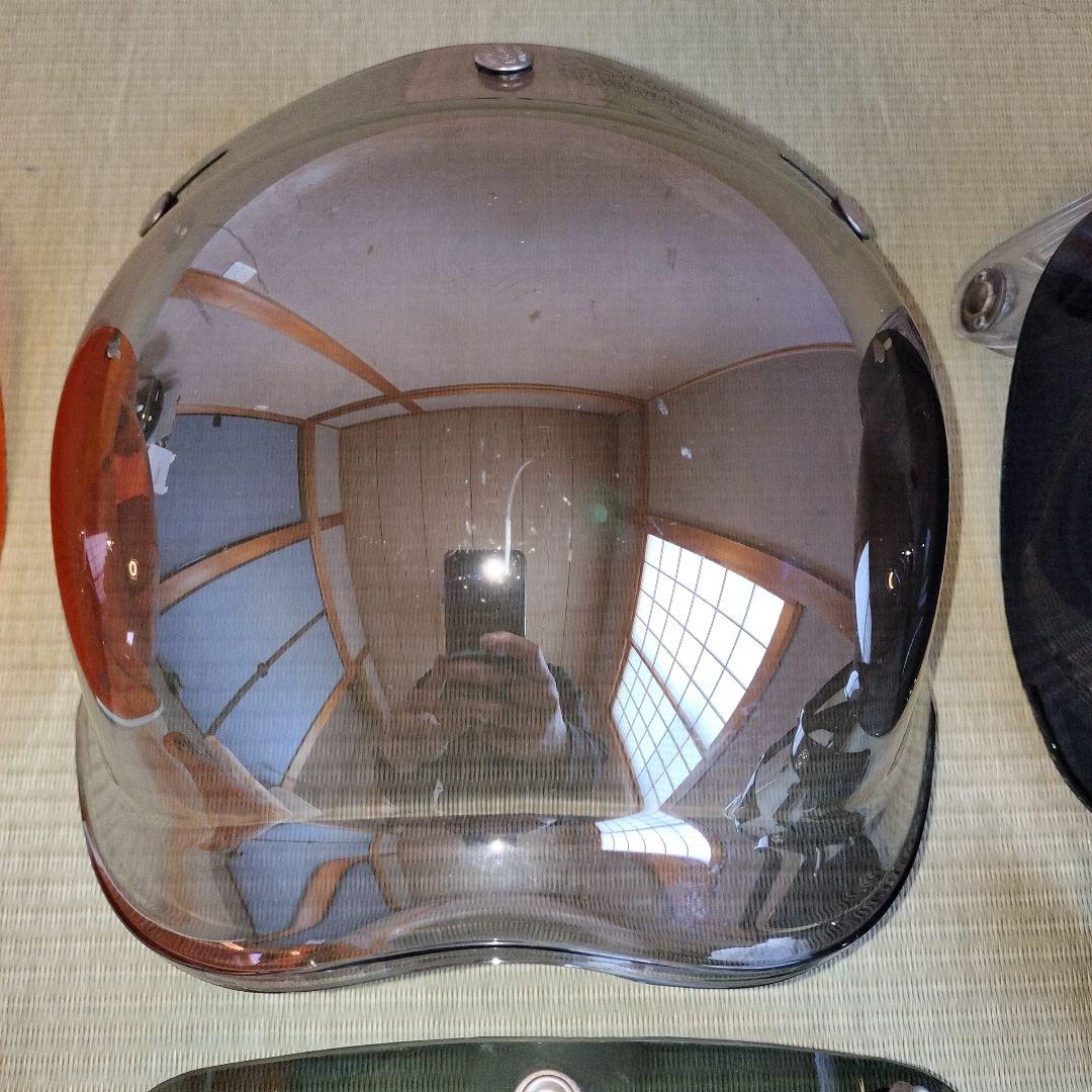 バイク ジェットヘルメット用シールド 5枚セット ＆ フリップアップ 3個セット