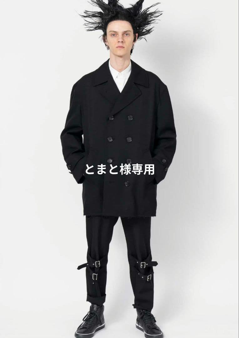ブラックコムデギャルソン　オーバーサイズpコート