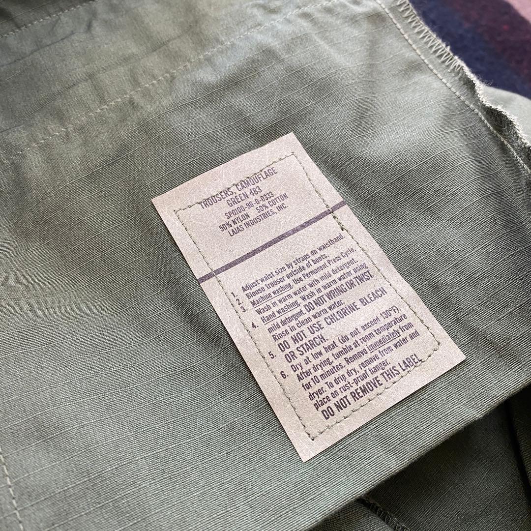 【Deadstock】90s 米軍実物 BDU カーゴパンツ オリーブ SS