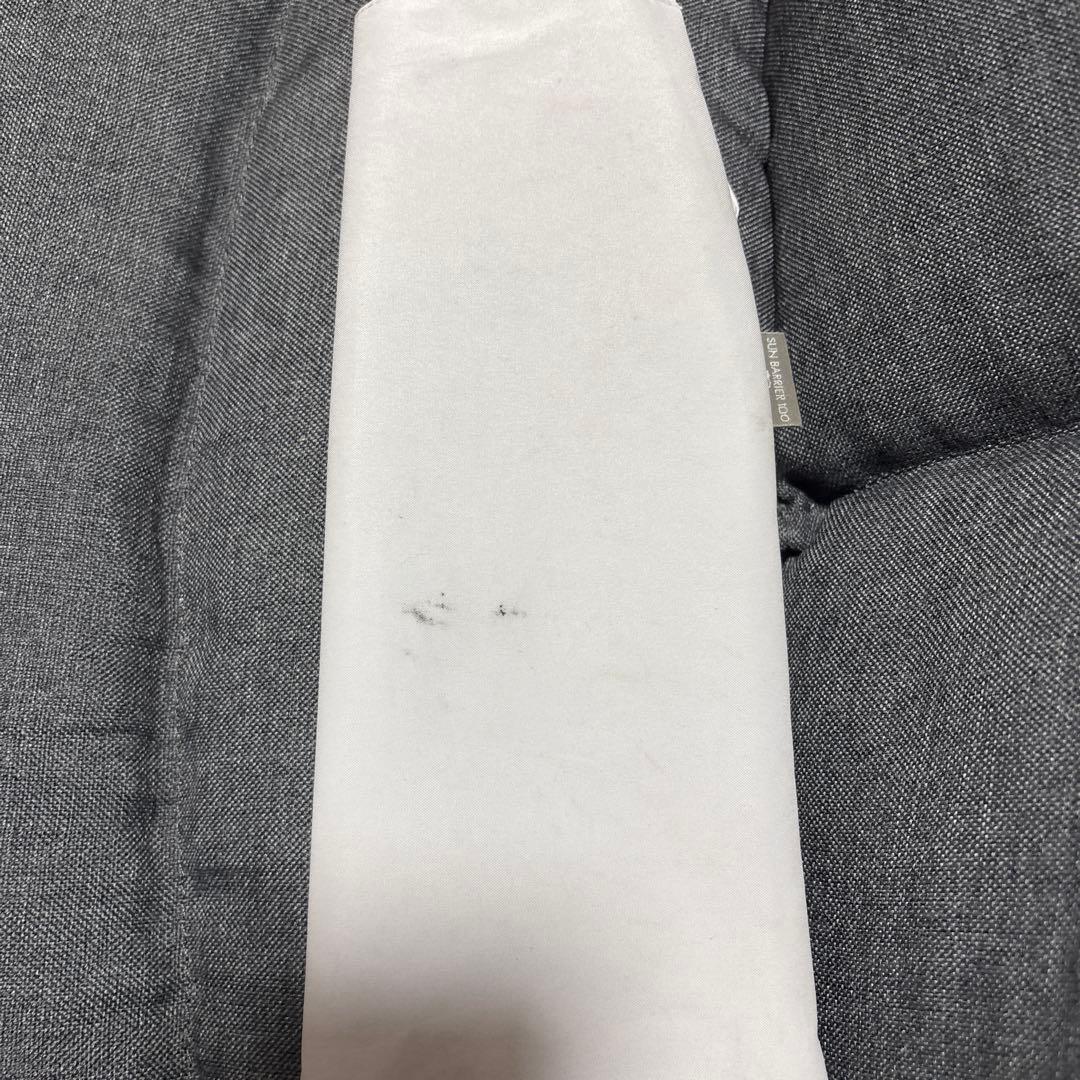 サンバリア100 折りたたみ日傘 3段折　無地ホワイト