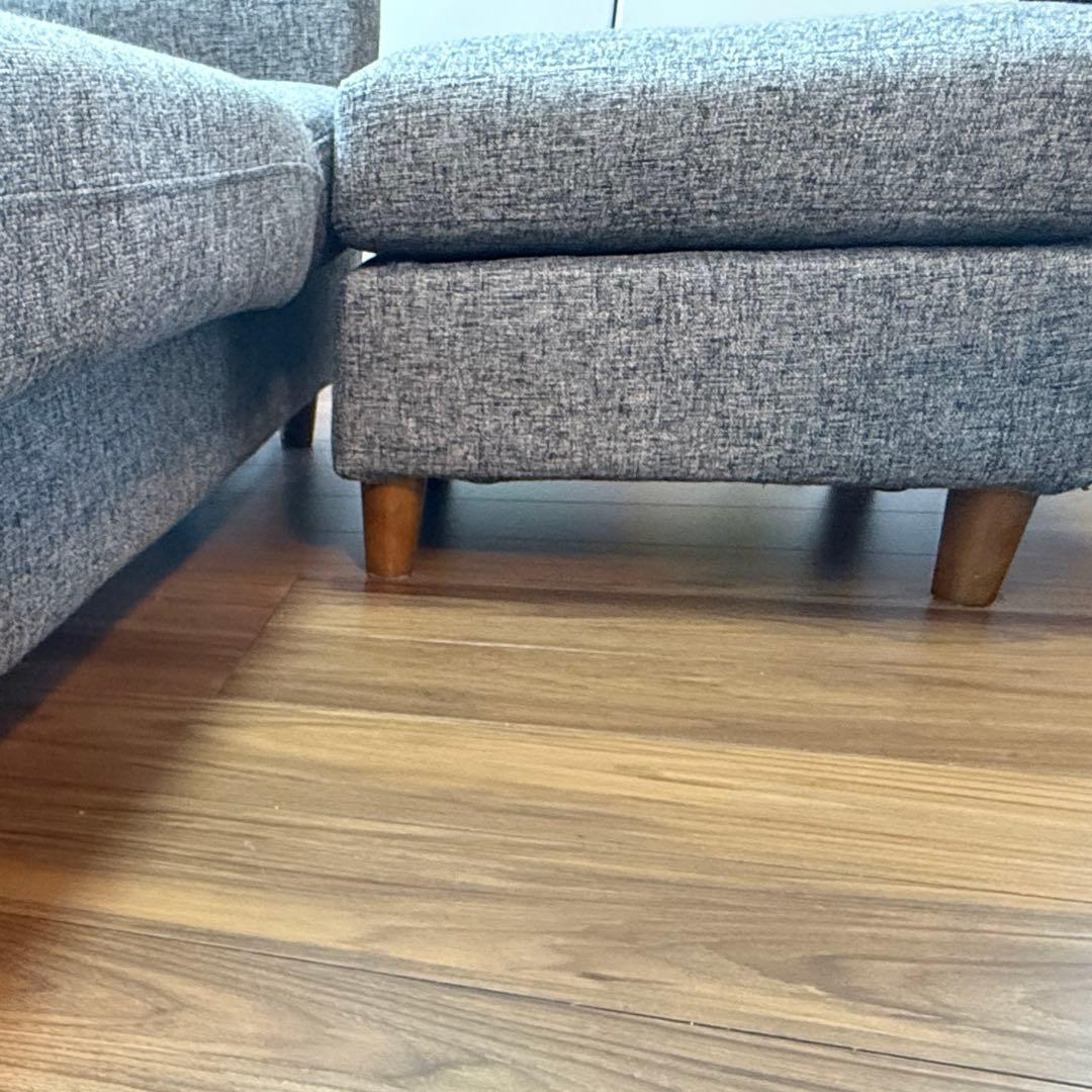 【美品！左右組替も自由】NOCEソファ【L字/3人掛+オットマンにも変形可】