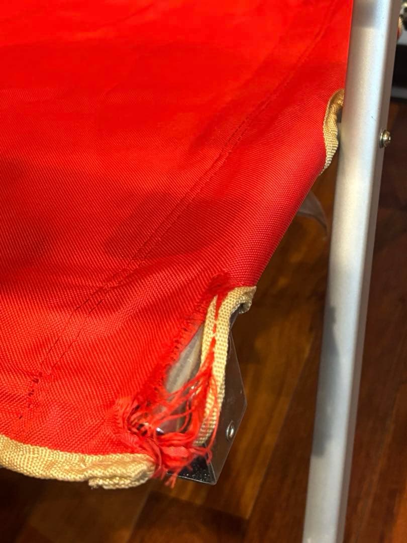 《S&S》　コールマン レイチェア(赤)2脚セット