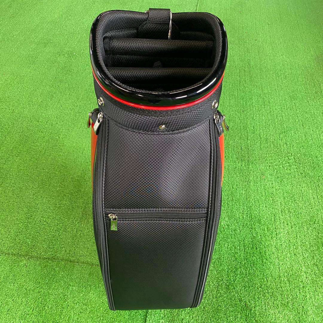 【新品】HONMA GOLF　ホンマ　キャディバッグ　軽量　9型　黒×赤　ゴルフ