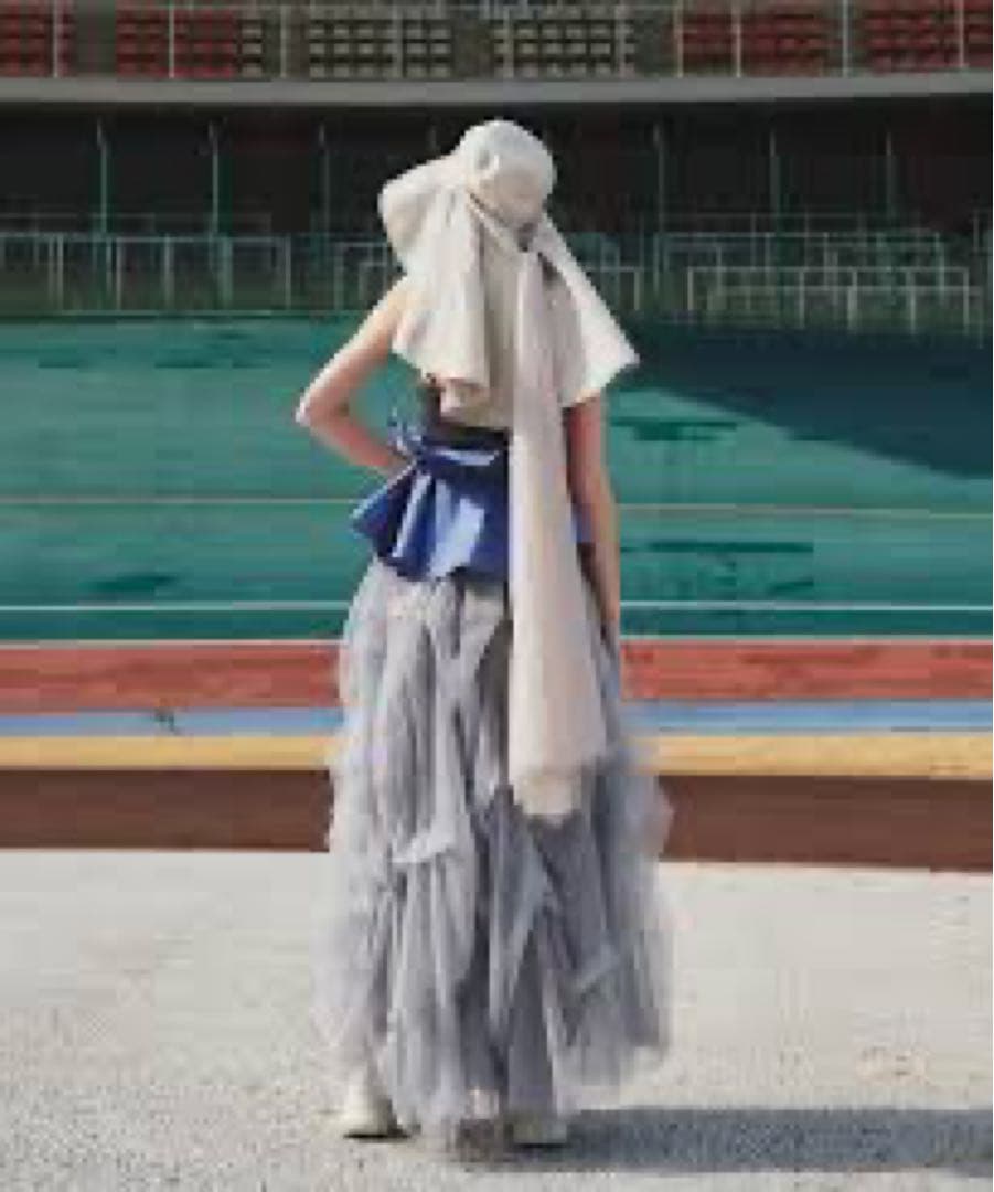 ✴︎ ラベルエチュード ✴︎ ドレープボリュームリボンHAT