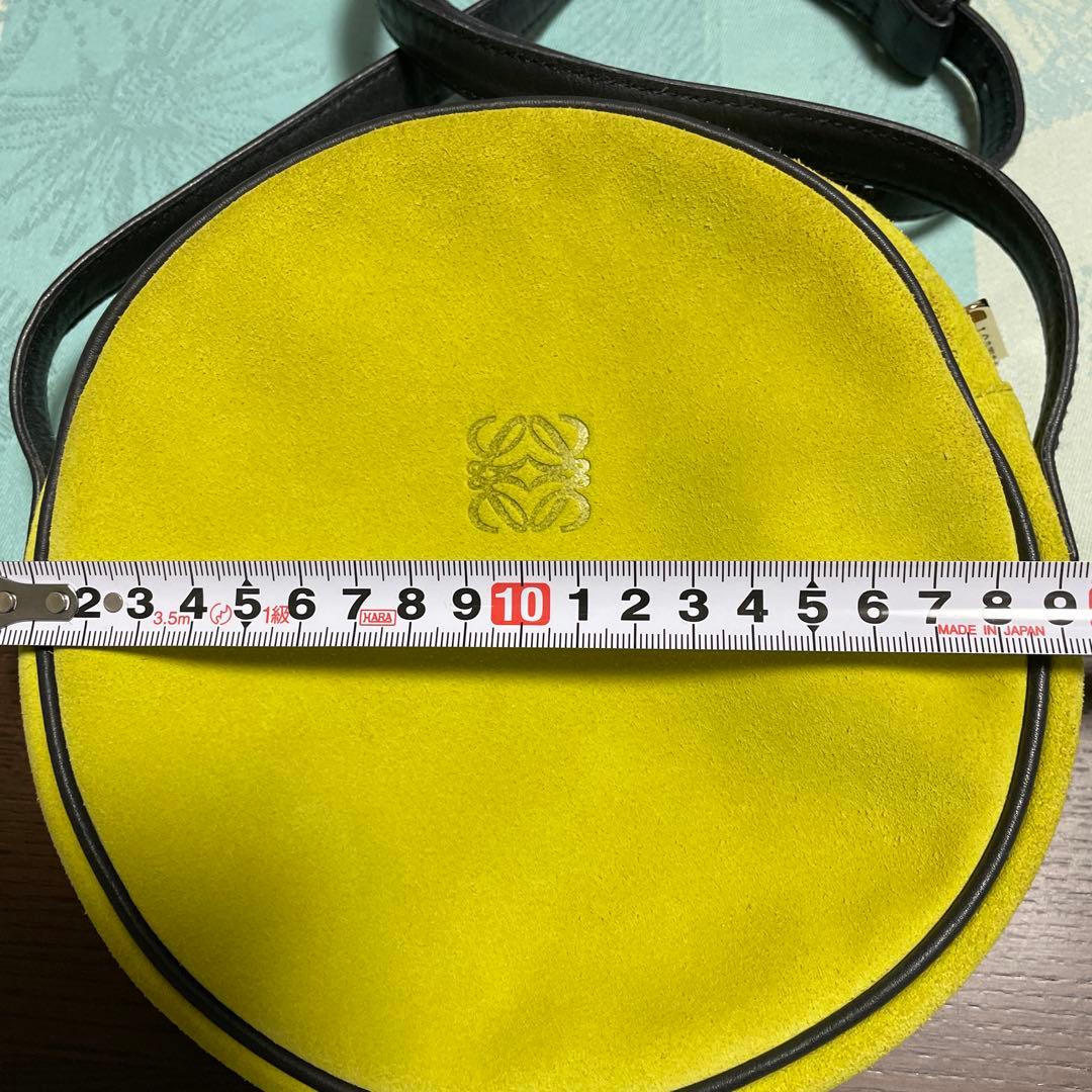 ロエベ　ポシェット（ヴィンテージ） グリーン×ネイビーコンビ