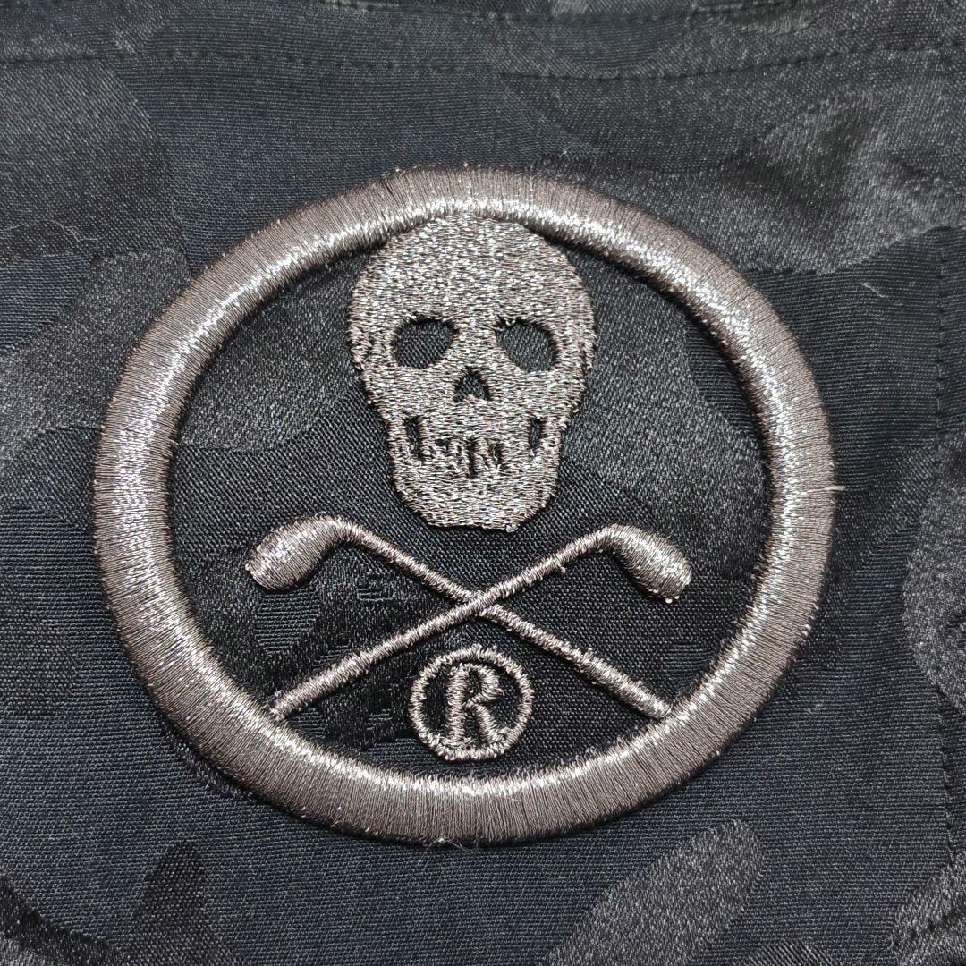 マークアンドロナ　スカート　スカル　カモフラ　迷彩　ブラック　36