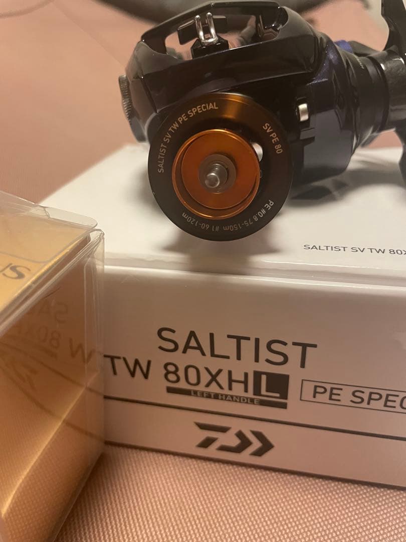 ダイワ　ソルティスト80XHL ゴメクサスOT80スプール　純正スプール付き