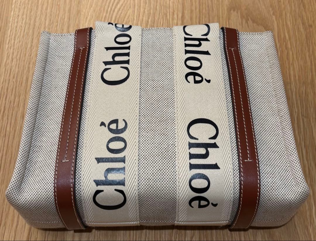 【最終値下げ】Chloe ウッディスモールトートバッグ