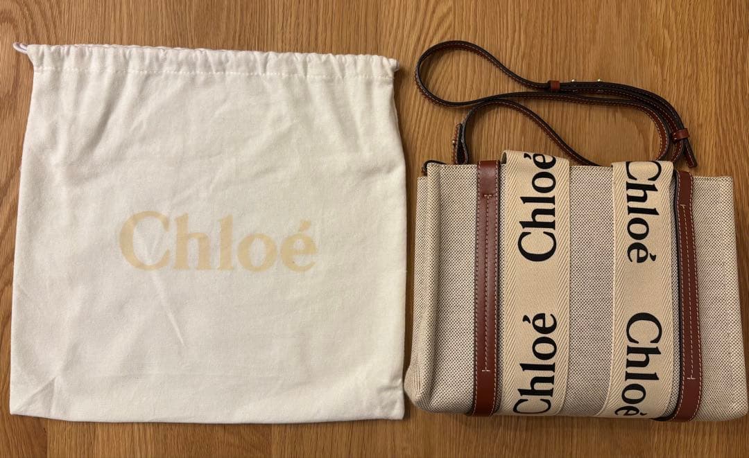 【最終値下げ】Chloe ウッディスモールトートバッグ