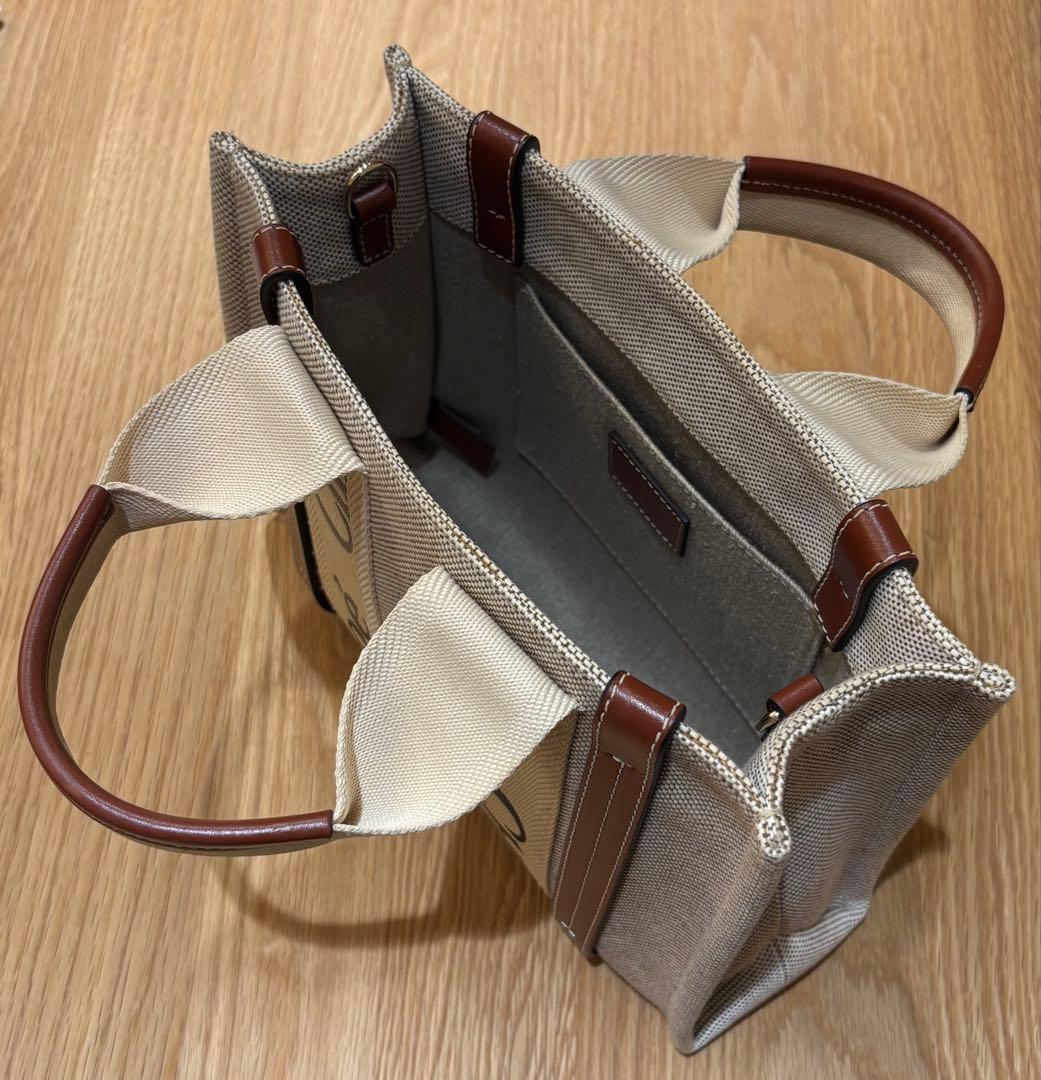 【最終値下げ】Chloe ウッディスモールトートバッグ