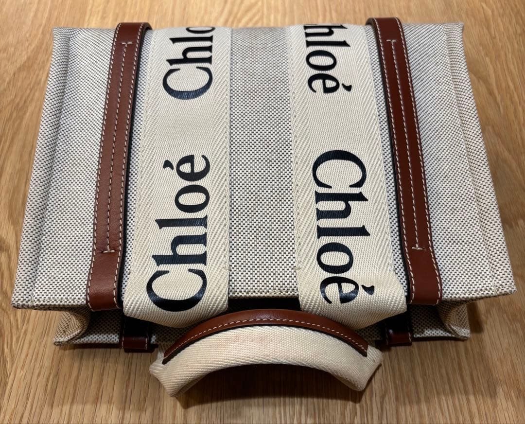 【最終値下げ】Chloe ウッディスモールトートバッグ