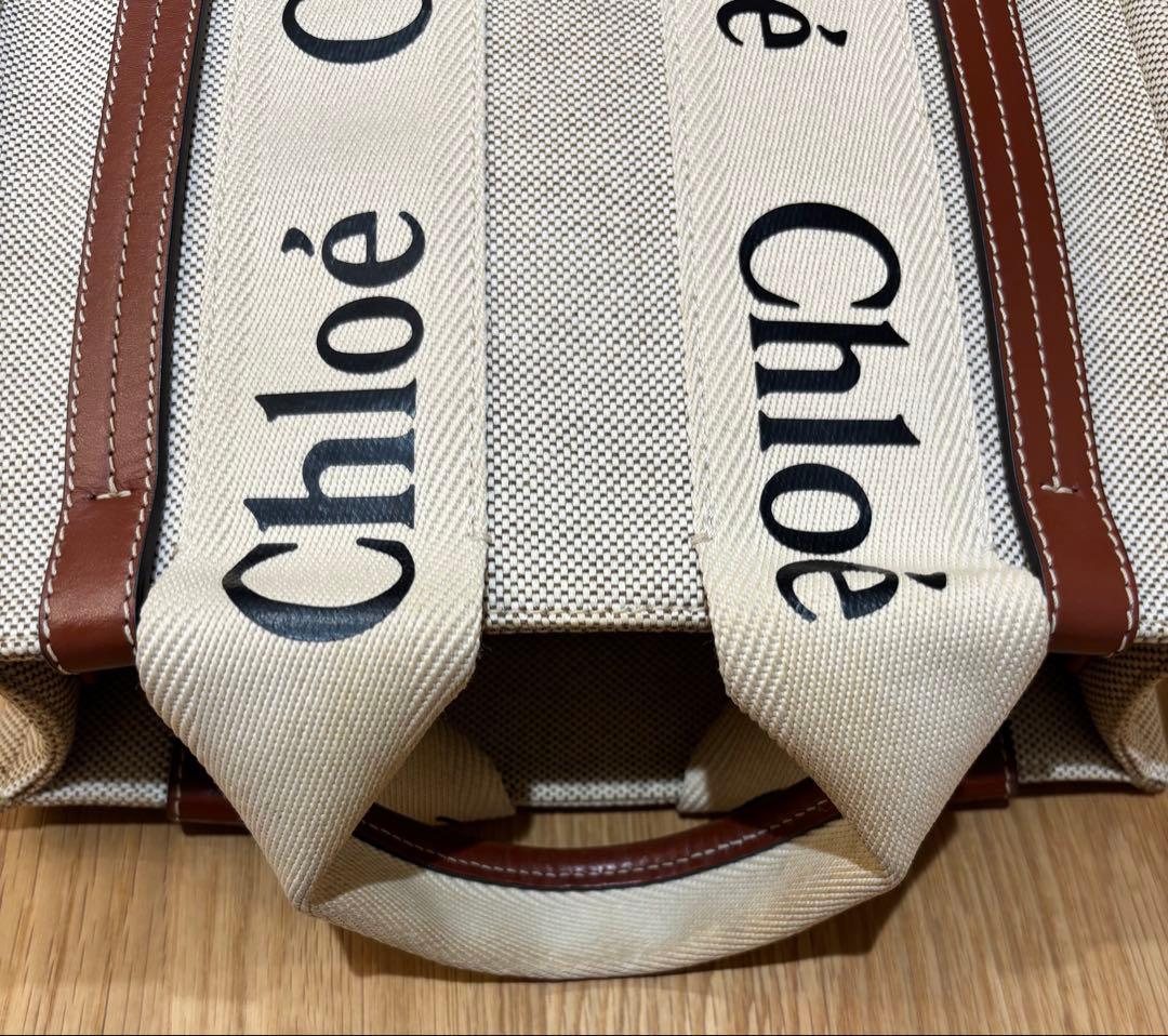 【最終値下げ】Chloe ウッディスモールトートバッグ