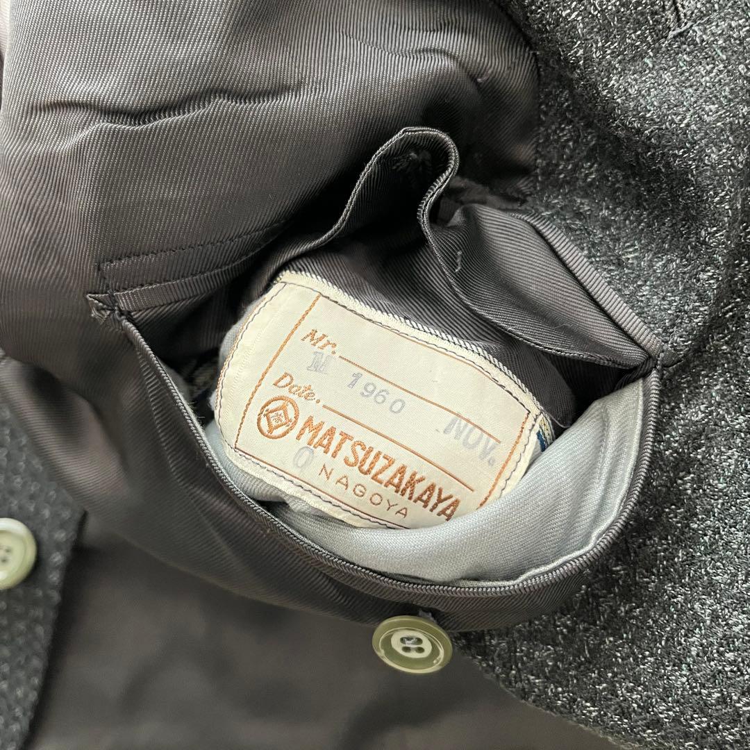 60s セットアップ vintage ヴィンテージ　スーツ　紺 ネイビー