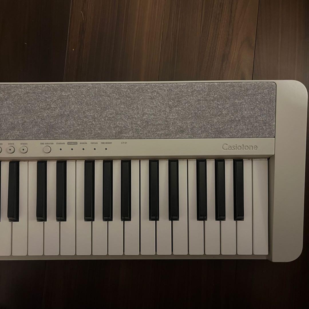 CASIO カシオ CT-S1 ホワイト 61鍵 電子キーボード カシオトーン
