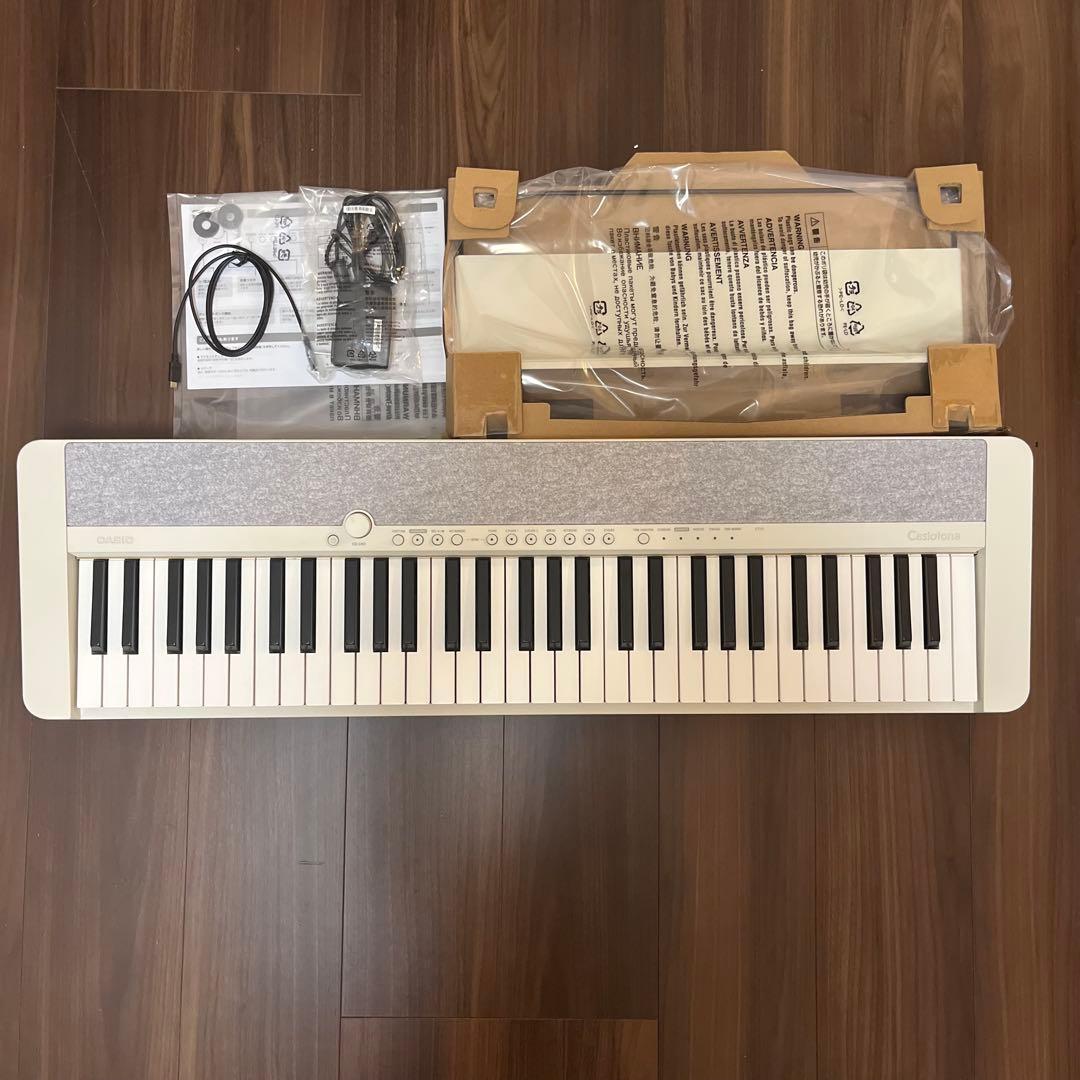 CASIO カシオ CT-S1 ホワイト 61鍵 電子キーボード カシオトーン