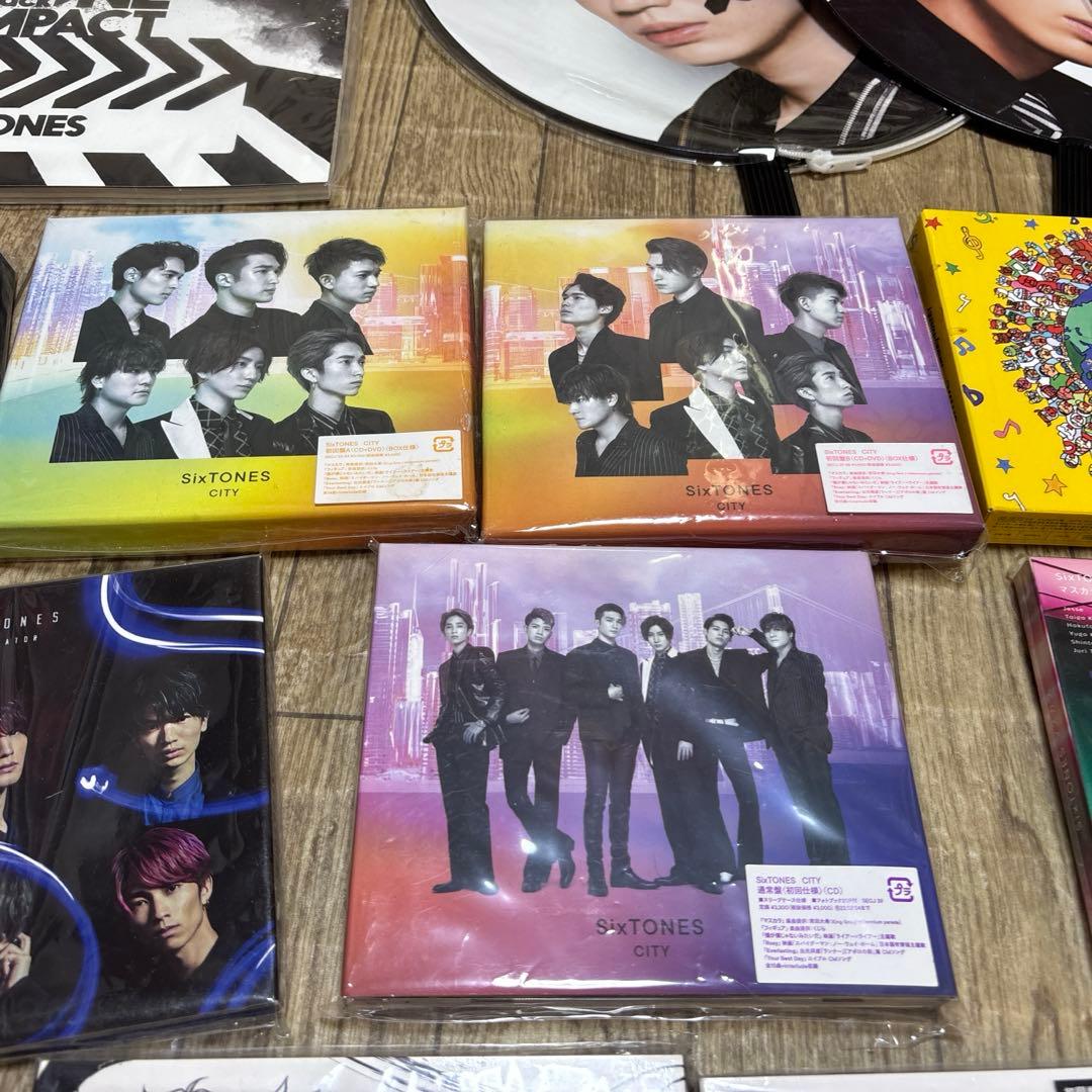 SixTONES CD DVD アクスタ キーホルダー LIVE