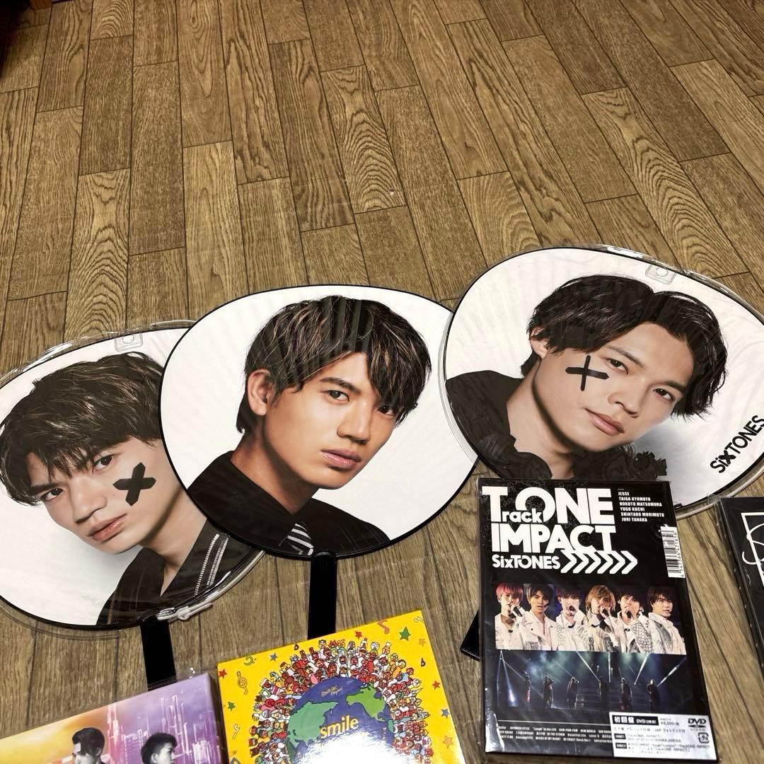 SixTONES CD DVD アクスタ キーホルダー LIVE