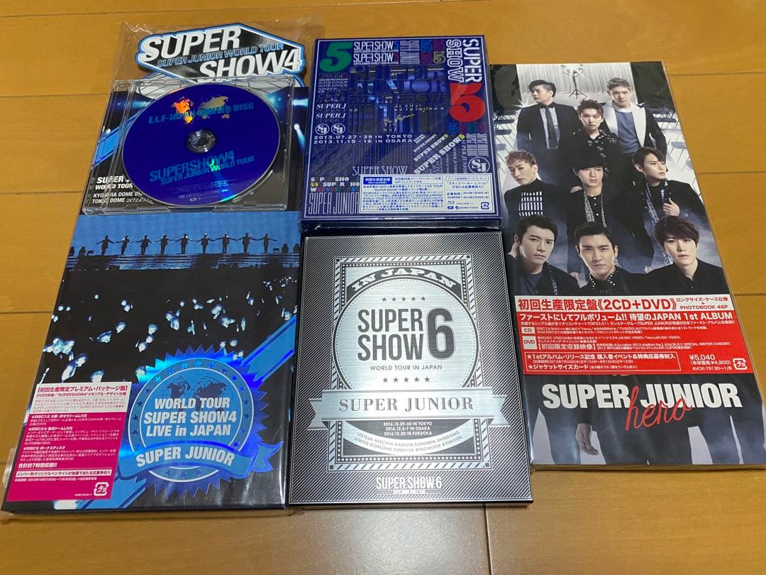 スーパージュニア 初回盤 DVD Blu-ray CD 直筆メッセージ