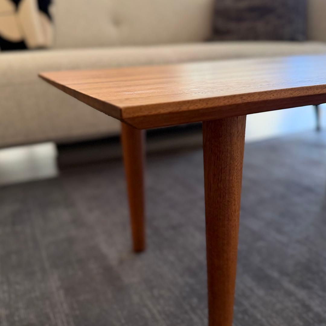 【値下げ】【美品】MASTERWAL ローテーブル ウォールナット 幅90cm