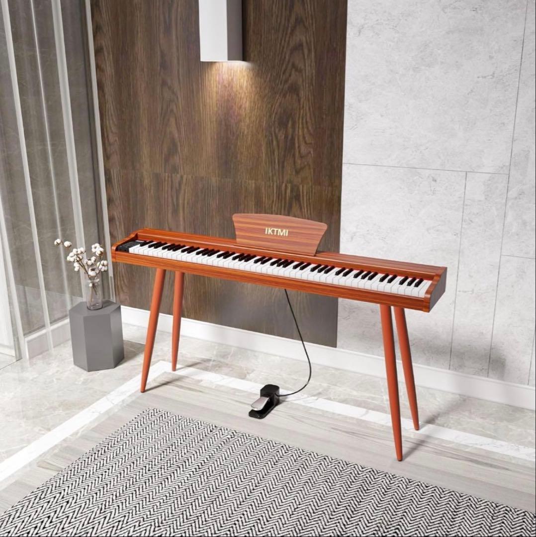 電子ピアノ 88鍵盤 木製 ピアノ 88鍵 Piano ペダル付き