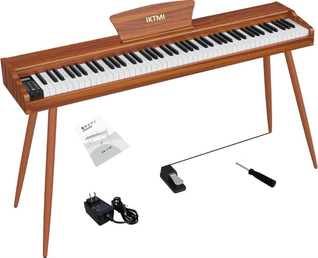 電子ピアノ 88鍵盤 木製 ピアノ 88鍵 Piano ペダル付き