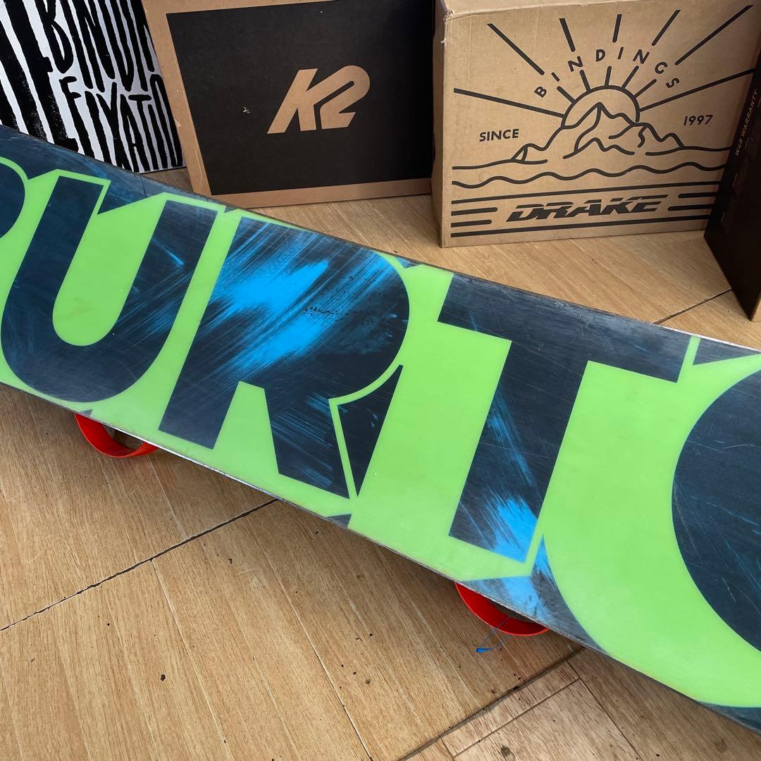 BURTON×UNION　バートン　スノーボード　ユニオンバインディング付