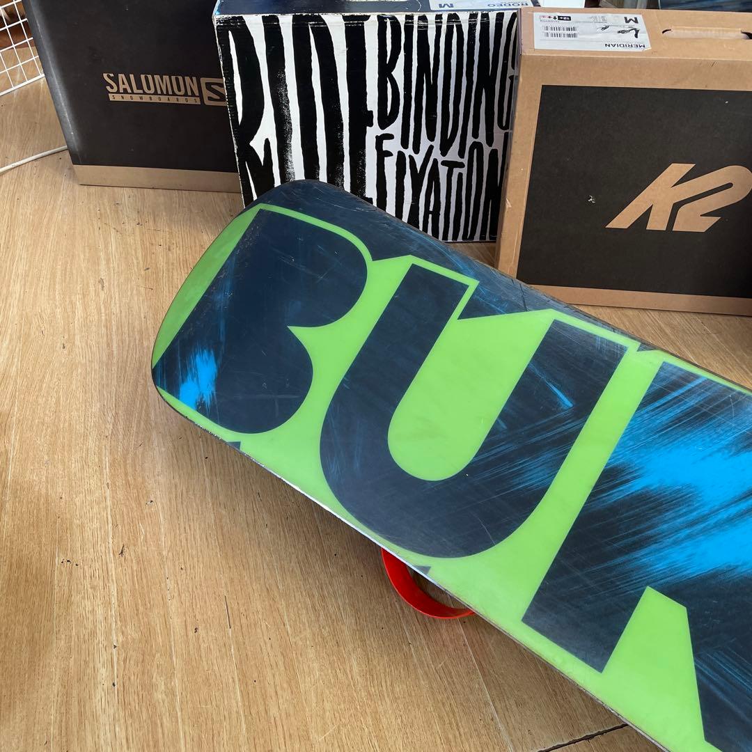 BURTON×UNION　バートン　スノーボード　ユニオンバインディング付